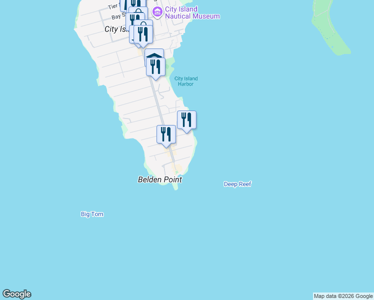 map of restaurants, bars, coffee shops, grocery stores, and more near 174 Rochelle Street in Bronx