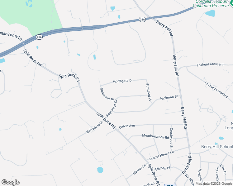 map of restaurants, bars, coffee shops, grocery stores, and more near 45 Sagamore Drive in Syosset