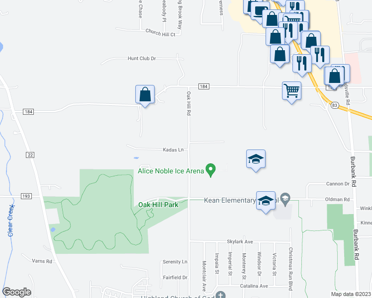 map of restaurants, bars, coffee shops, grocery stores, and more near 31 Oak Hill Road in Wooster