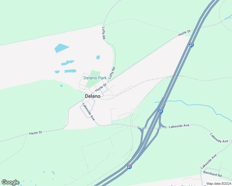 map of restaurants, bars, coffee shops, grocery stores, and more near 138 Railroad Street in Delano