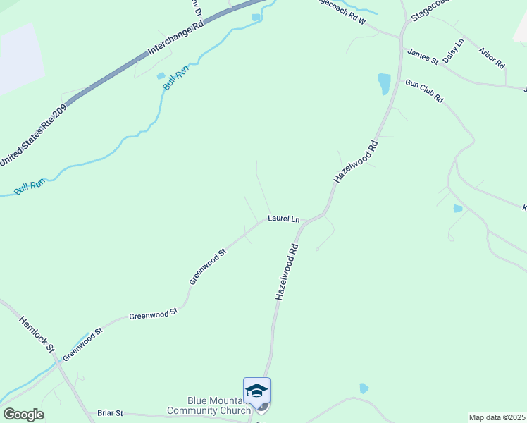 map of restaurants, bars, coffee shops, grocery stores, and more near 25 Nottingham Court in Palmerton