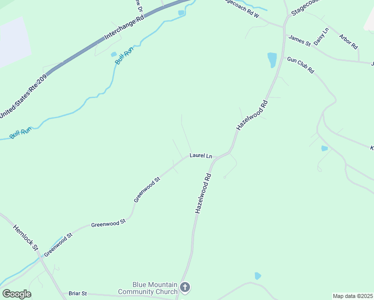 map of restaurants, bars, coffee shops, grocery stores, and more near 25 Nottingham Court in Palmerton