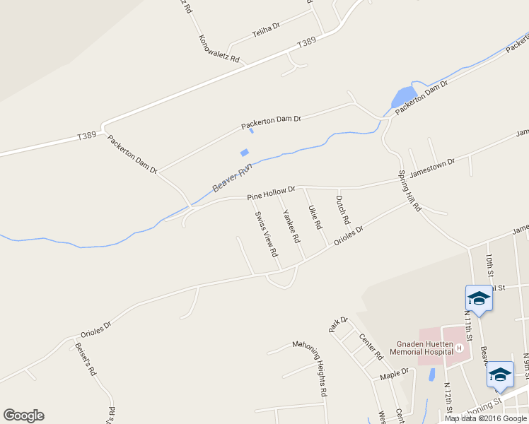 map of restaurants, bars, coffee shops, grocery stores, and more near 194 Swiss View Road in Lehighton