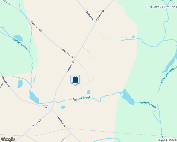 map of restaurants, bars, coffee shops, grocery stores, and more near 432 Fairview Street in Tamaqua