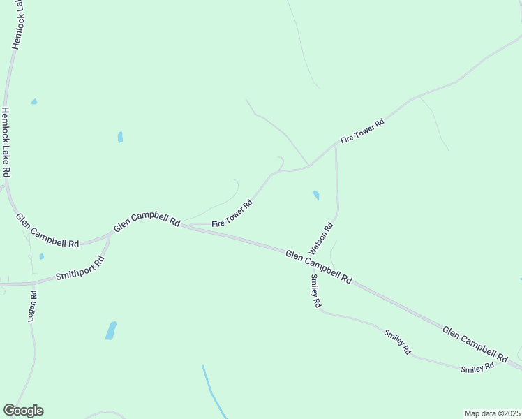 map of restaurants, bars, coffee shops, grocery stores, and more near 240 Fire Tower Road in Glen Campbell
