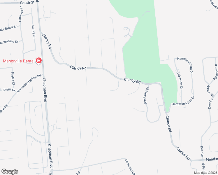 map of restaurants, bars, coffee shops, grocery stores, and more near 8 Tee View Court in Manorville