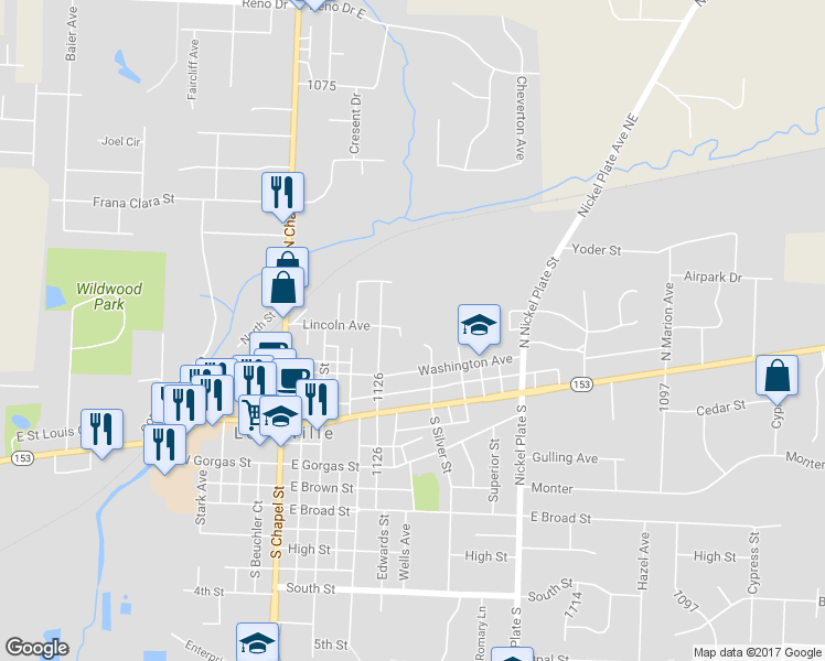 map of restaurants, bars, coffee shops, grocery stores, and more near 700 Lincoln Avenue in Louisville