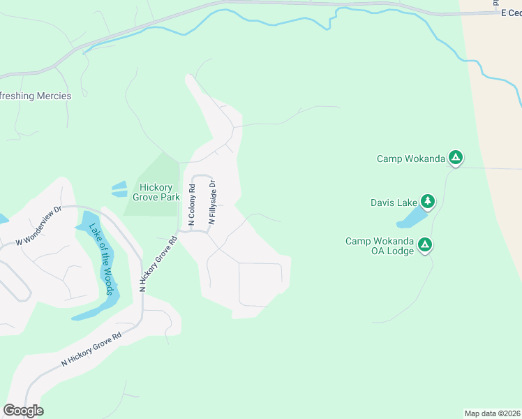 map of restaurants, bars, coffee shops, grocery stores, and more near 225 West Woodridge Drive in Dunlap