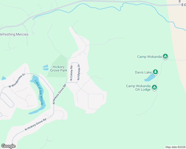 map of restaurants, bars, coffee shops, grocery stores, and more near 225 Wood Ridge Drive in Dunlap