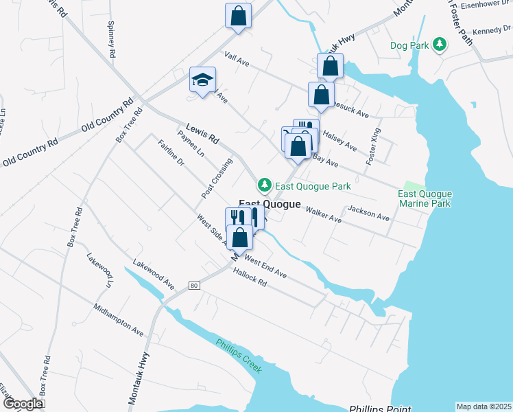 630 Montauk Highway, East Quogue NY Walk Score