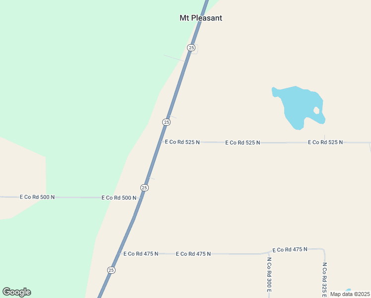 map of restaurants, bars, coffee shops, grocery stores, and more near 2592 East 525 North in Logansport