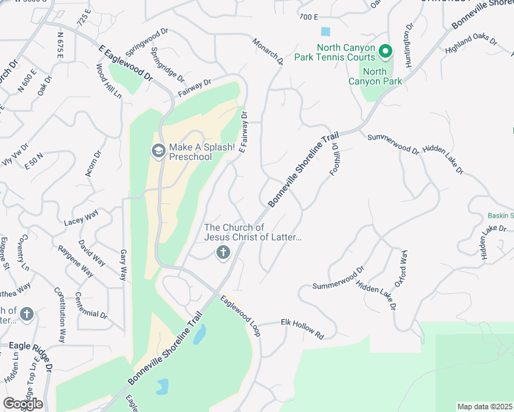 map of restaurants, bars, coffee shops, grocery stores, and more near 4456 South Devonshire Drive in Bountiful