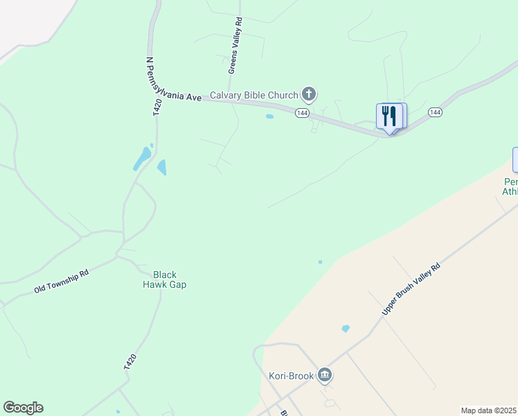 map of restaurants, bars, coffee shops, grocery stores, and more near 188 Bierly Lane in Centre Hall
