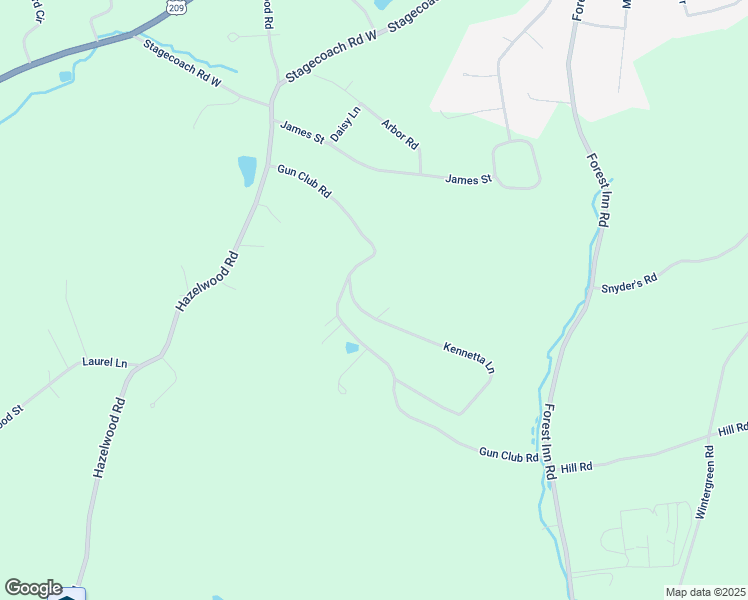 map of restaurants, bars, coffee shops, grocery stores, and more near 580 Kennetta Lane in Palmerton