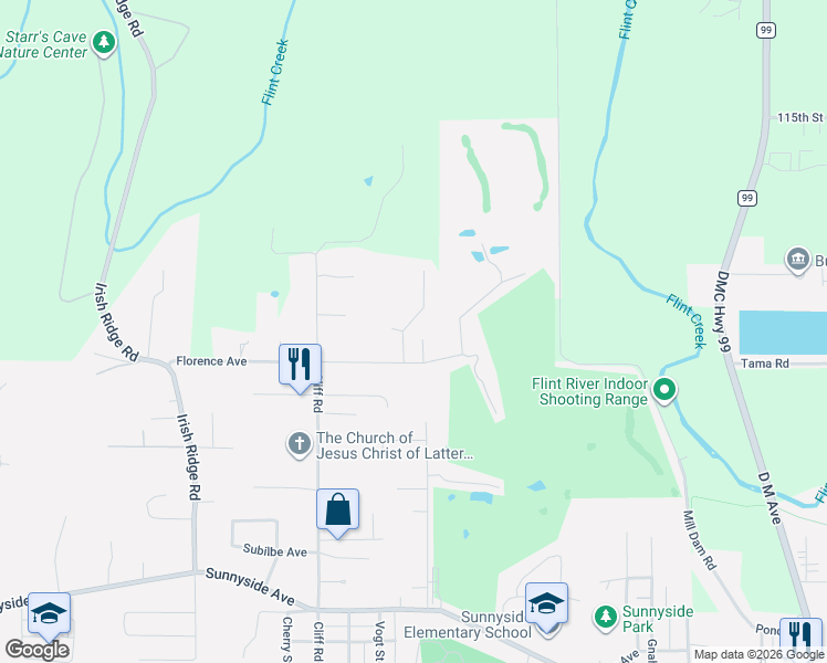 map of restaurants, bars, coffee shops, grocery stores, and more near 3209 Crystal Drive in Burlington