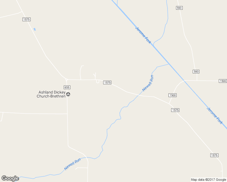 map of restaurants, bars, coffee shops, grocery stores, and more near 1502 County Road 1575 in Ashland