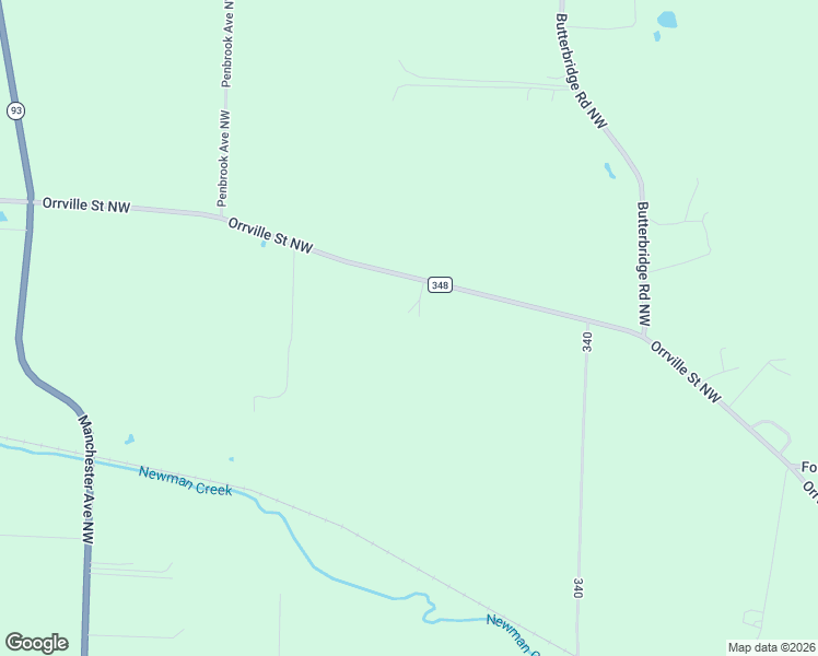 map of restaurants, bars, coffee shops, grocery stores, and more near 12580 Orrville Street Northwest in North Lawrence