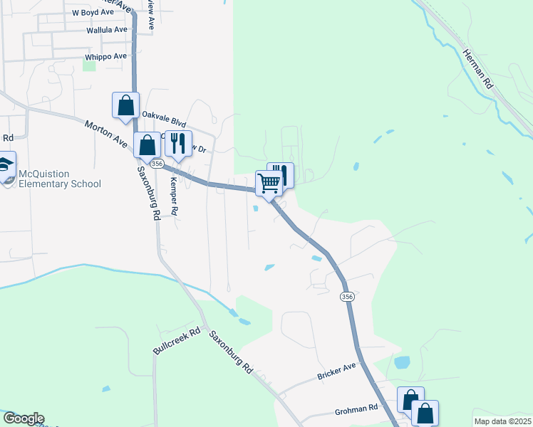 map of restaurants, bars, coffee shops, grocery stores, and more near 156 Freeport Rd in Butler