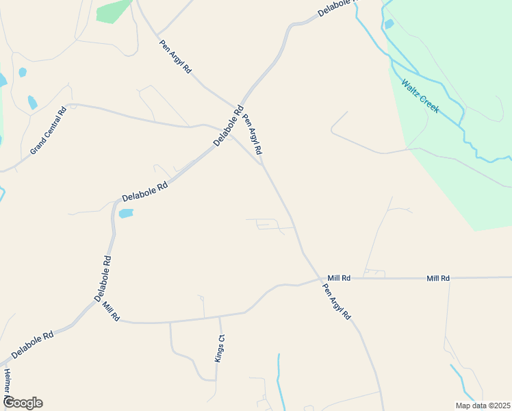map of restaurants, bars, coffee shops, grocery stores, and more near 1799 Pen Argyl Rd in Pen Argyl