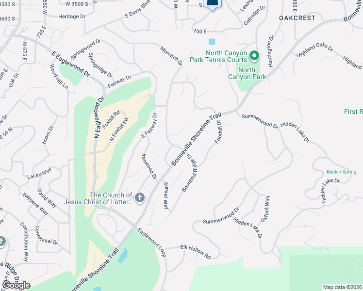 map of restaurants, bars, coffee shops, grocery stores, and more near 4330 Monarch Drive in Bountiful