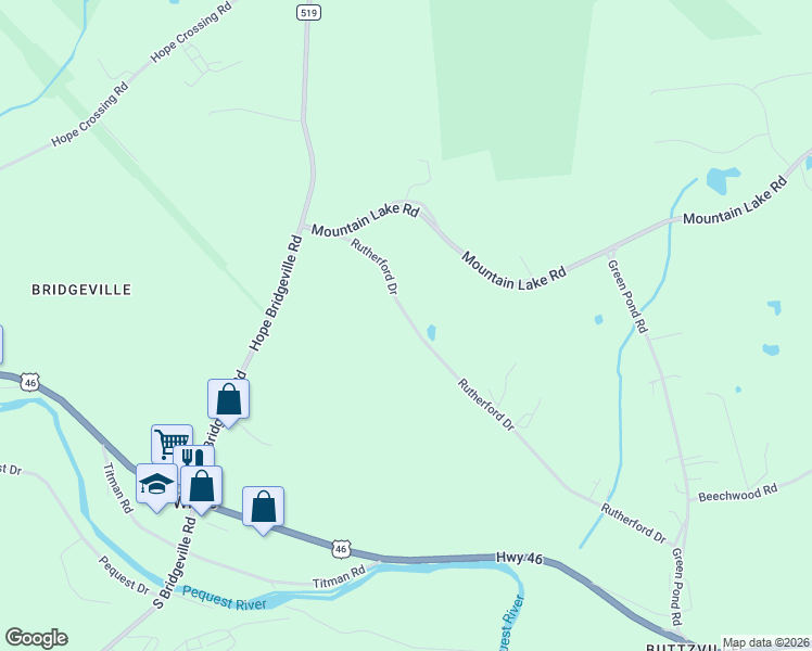 map of restaurants, bars, coffee shops, grocery stores, and more near 75 Rutherford Drive in Belvidere