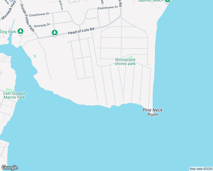map of restaurants, bars, coffee shops, grocery stores, and more near 21 Barracuda Road in East Quogue