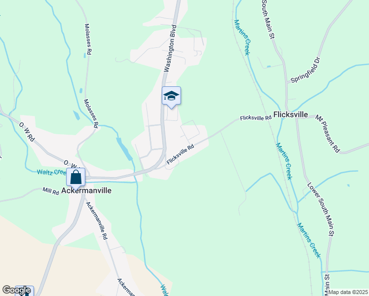 map of restaurants, bars, coffee shops, grocery stores, and more near 33 Flicksville Road in Bangor