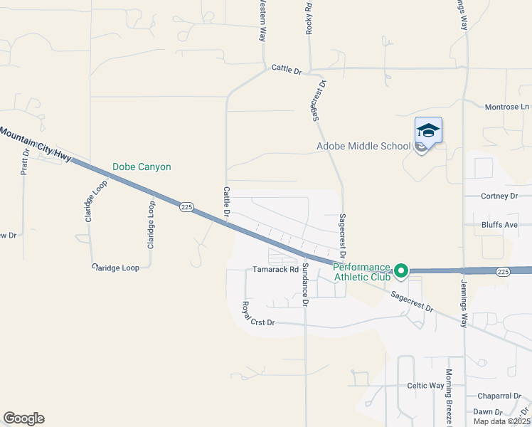 map of restaurants, bars, coffee shops, grocery stores, and more near 3789 Boulder Creek in Elko