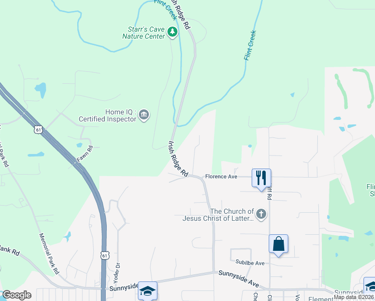 map of restaurants, bars, coffee shops, grocery stores, and more near 3253 Ridgeview Drive in Burlington