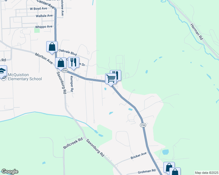 map of restaurants, bars, coffee shops, grocery stores, and more near 156 Freeport Road in Butler