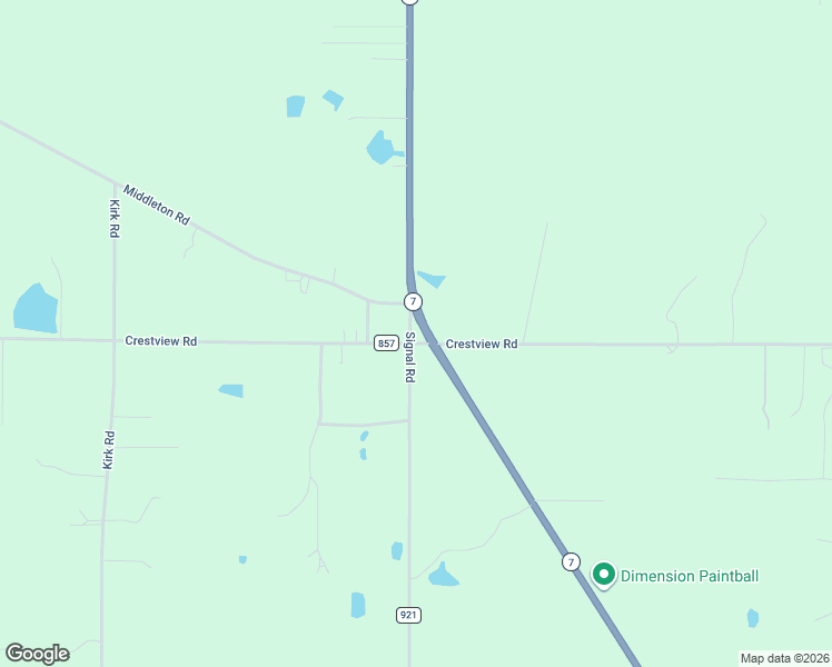 map of restaurants, bars, coffee shops, grocery stores, and more near 3761 Sillman Street in Columbiana
