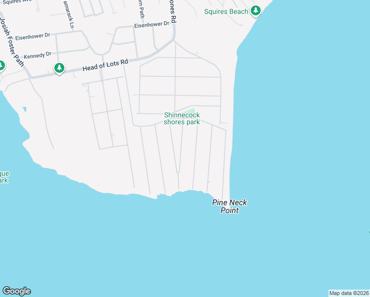 map of restaurants, bars, coffee shops, grocery stores, and more near 11 Whiting Road in East Quogue