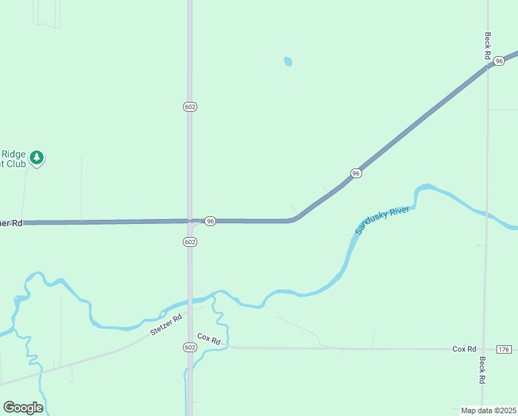 map of restaurants, bars, coffee shops, grocery stores, and more near 5472 Ohio 96 in Tiro