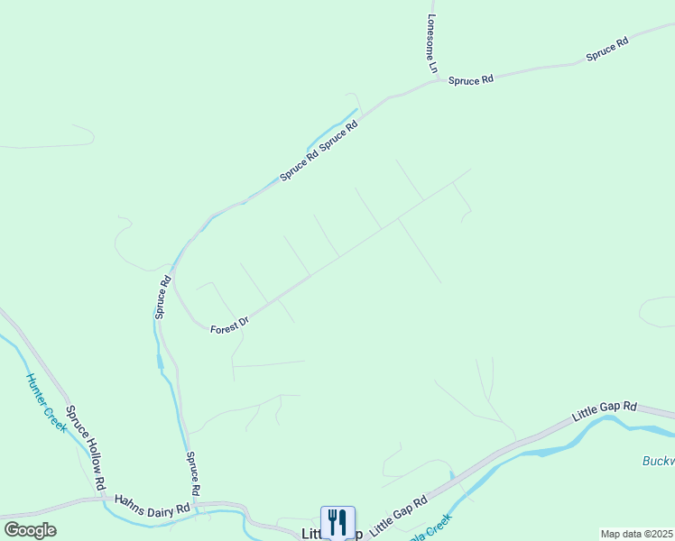 map of restaurants, bars, coffee shops, grocery stores, and more near 560 Forest Drive in Palmerton