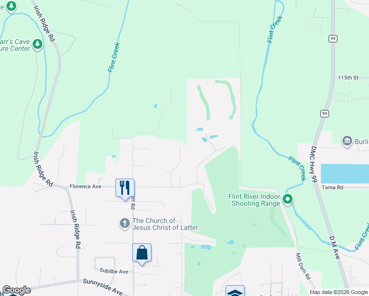 map of restaurants, bars, coffee shops, grocery stores, and more near 3308 Crystal Drive in Burlington