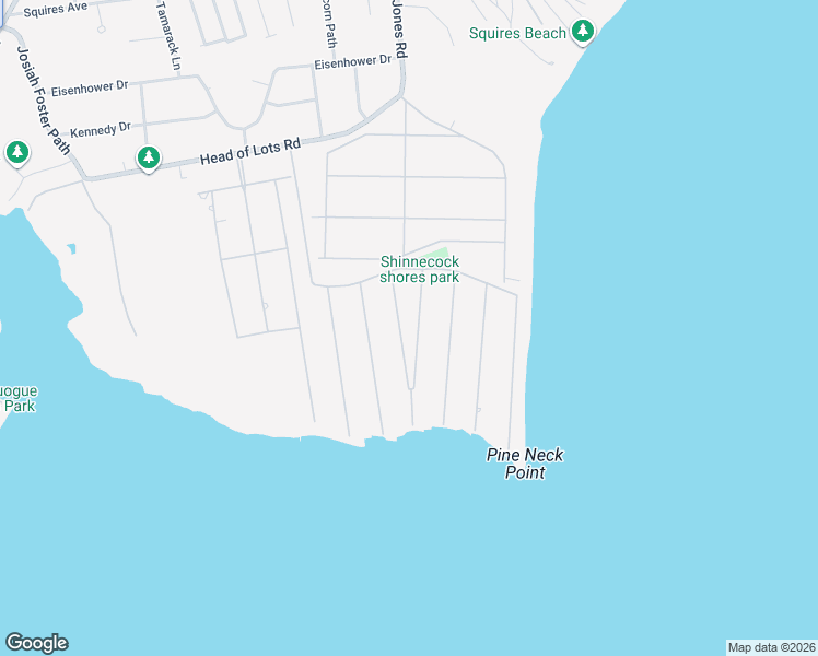 map of restaurants, bars, coffee shops, grocery stores, and more near 11 Whiting Road in East Quogue