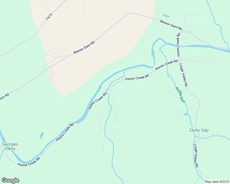 map of restaurants, bars, coffee shops, grocery stores, and more near 552 Penns Creek Road in Spring Mills