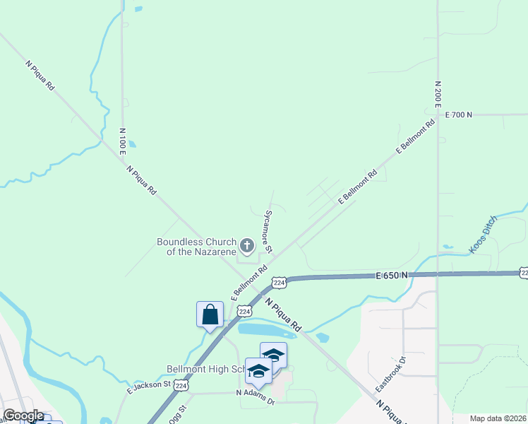 map of restaurants, bars, coffee shops, grocery stores, and more near 1423 Bell Brook Boulevard in Decatur