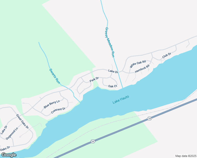 map of restaurants, bars, coffee shops, grocery stores, and more near 44 Park Drive in Nesquehoning
