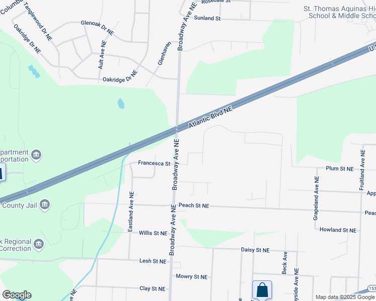 map of restaurants, bars, coffee shops, grocery stores, and more near 3001 Barker Drive in Louisville