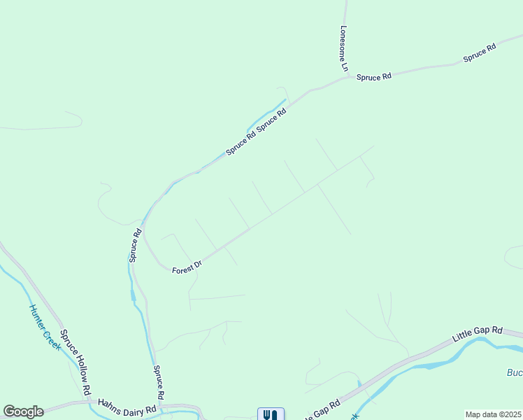 map of restaurants, bars, coffee shops, grocery stores, and more near 560 Forest Drive in Palmerton