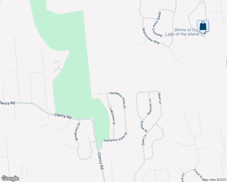 map of restaurants, bars, coffee shops, grocery stores, and more near 152 Hampton Vista Drive in Manorville