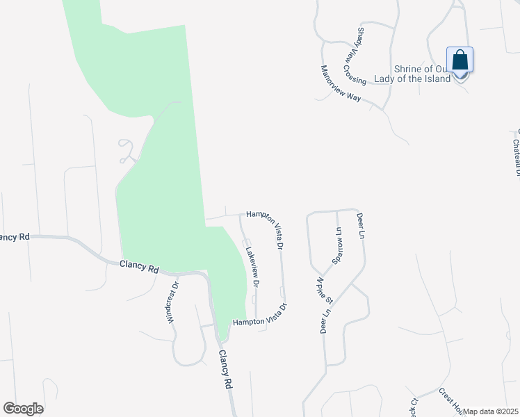 map of restaurants, bars, coffee shops, grocery stores, and more near 152 Hampton Vista Drive in Manorville