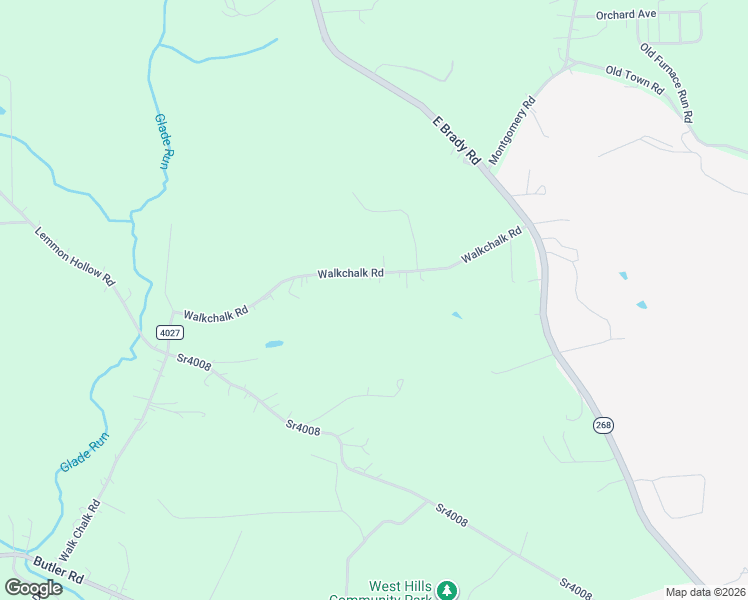 map of restaurants, bars, coffee shops, grocery stores, and more near 326 Walkchalk Road in Kittanning