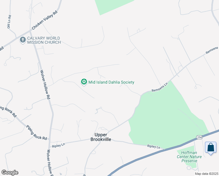 map of restaurants, bars, coffee shops, grocery stores, and more near 8 Fairway Court in Oyster Bay