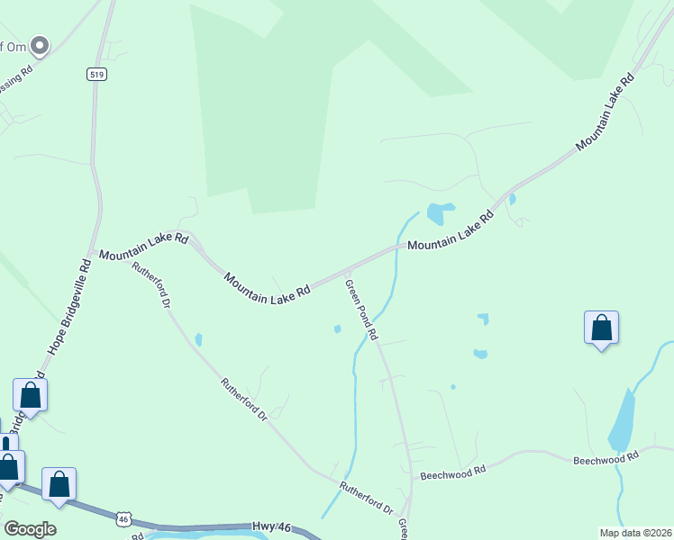 map of restaurants, bars, coffee shops, grocery stores, and more near 85 Mountain Lake Road in Belvidere