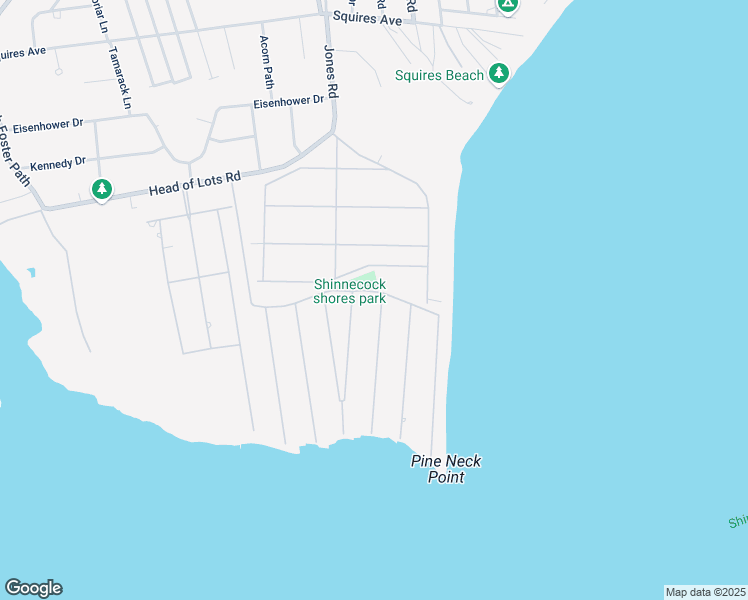 map of restaurants, bars, coffee shops, grocery stores, and more near 2 Dolphin Road in East Quogue