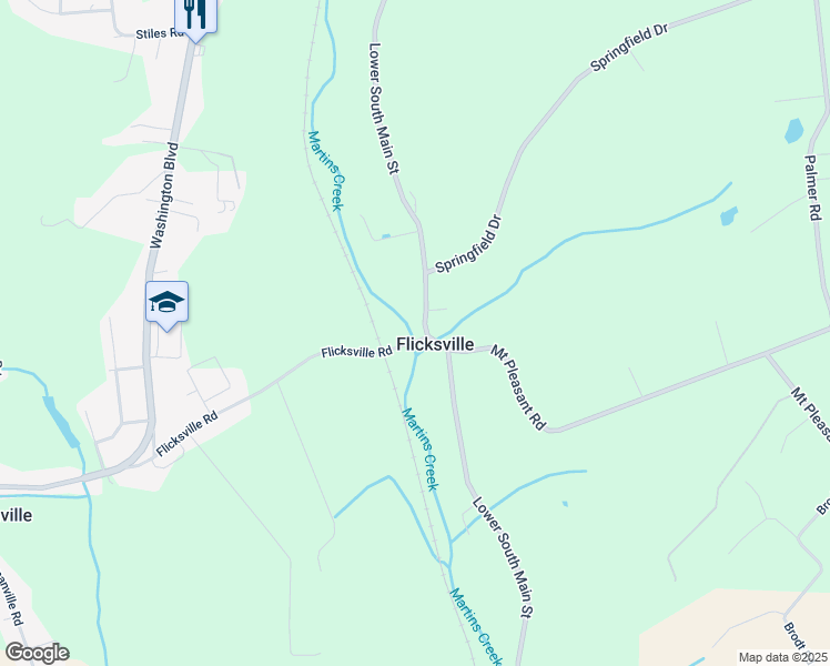 map of restaurants, bars, coffee shops, grocery stores, and more near 1204 Lower South Main Street in Bangor