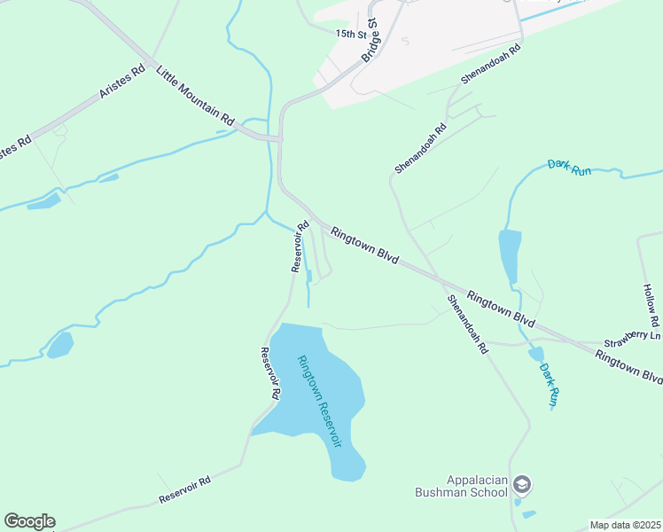 map of restaurants, bars, coffee shops, grocery stores, and more near 21 Daves Road in Ringtown