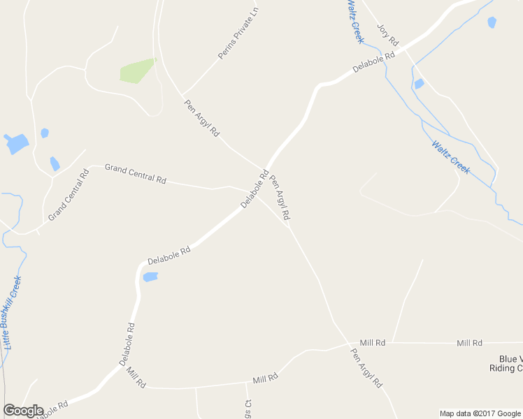 map of restaurants, bars, coffee shops, grocery stores, and more near 928 Grand Central Road in Pen Argyl